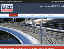 Tablet Screenshot of earlsfiberglass.com